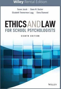 Ethics &amp; Law for School Psychologists